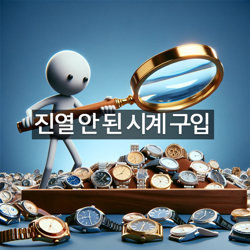 찾는시계가 없을때