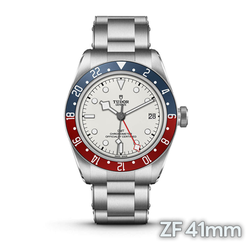 ZF 튜더 블랙베이 GMT 41 레드블루 화이트다이얼